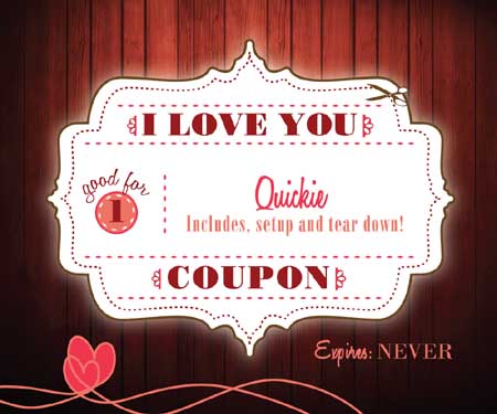 Quickie Coupon?